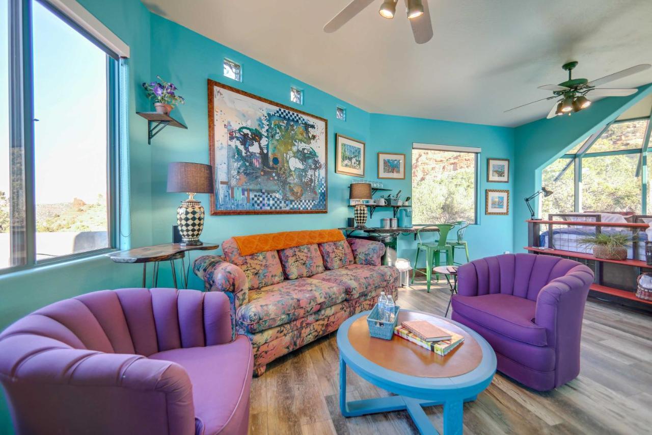 Sedona Studio With Amazing View And On-Site Hiking! 외부 사진